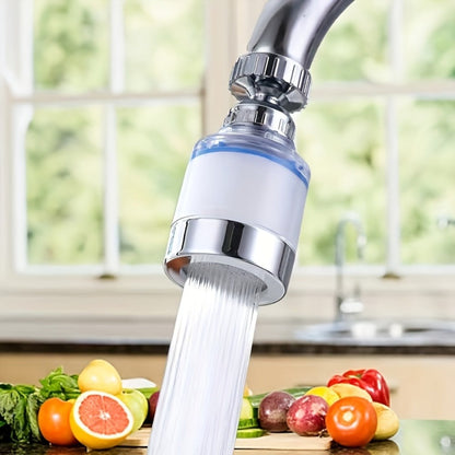 Faucet Aerator 360° Rotating Sink Filter – Universal Pressurized Spray Head for Kitchen & Bathroom, Adjustable Water Flow, Easy Install