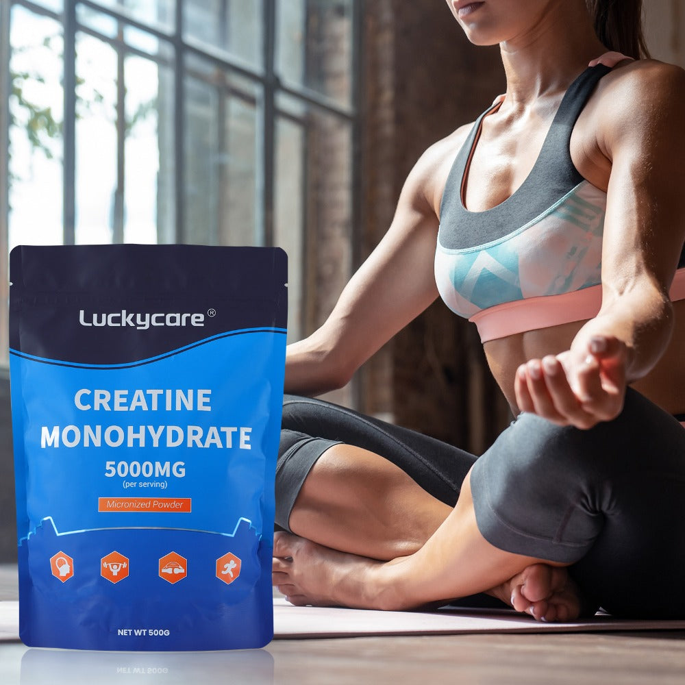 Micronized Creatine Monohydrate Powder 500g, 5000mg Per Serving, Pure Unflavored, cGMP, Third-Party Tested