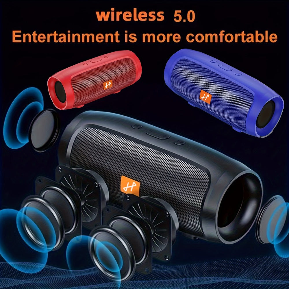 Portable Bluetooth Speaker with 1200mAh Battery and USB-C in Three Colors for Home, Travel and Small Gatherings
