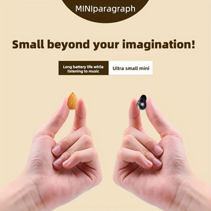 Smallest Invisible Mini Spy Earpiece Wireless for Bedside Audio, Alarms and Room Entertainment