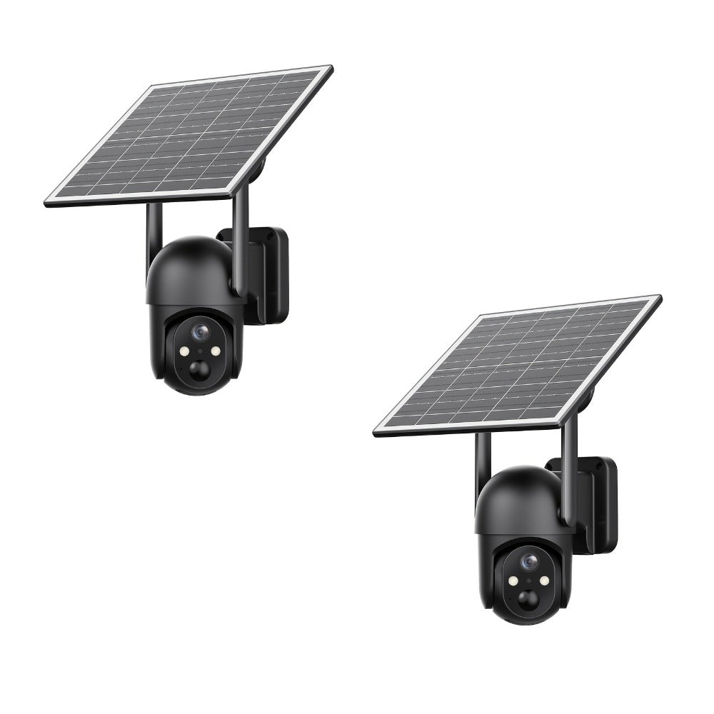 4G LTE Solar Trail Camera No WiFi Needed, Outdoor Security Camera 4K Night Vision, 360° Pan Tilt Live View