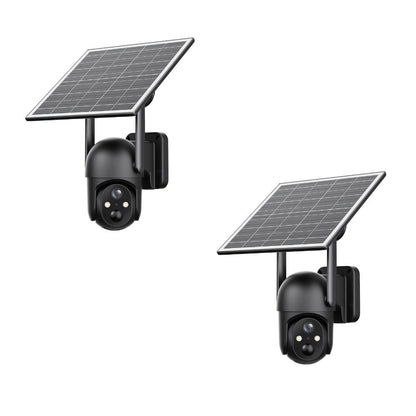 4G LTE Solar Trail Camera No WiFi Needed, Outdoor Security Camera 4K Night Vision, 360° Pan Tilt Live View
