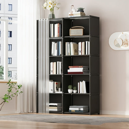 6-Tier Storage Rack Shelving Unit 15.75 Inch, Multi-Purpose Dust-Proof Organizer for Closet, Bedroom