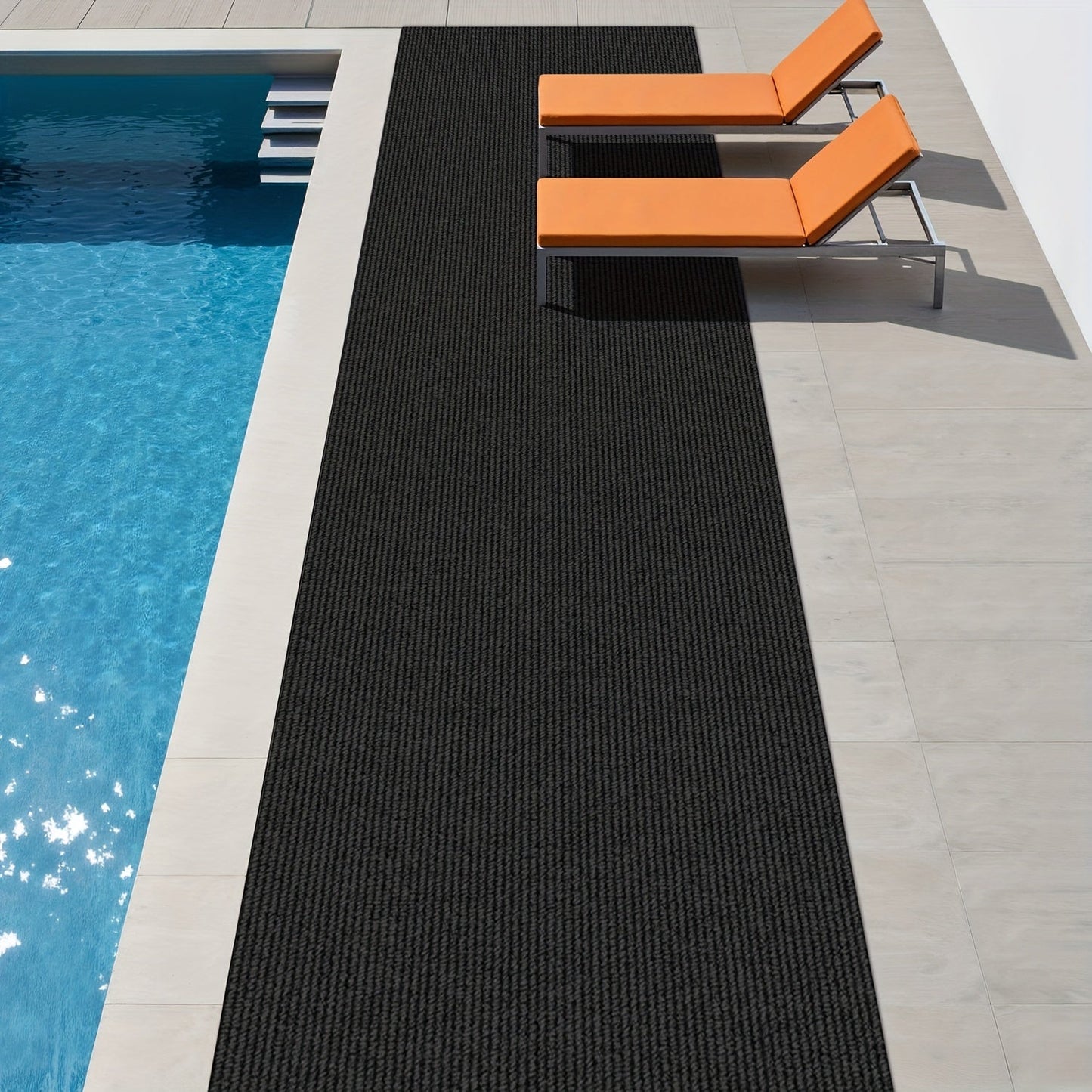Non-Slip Runner Rug for Hallway Kitchen Stairs – Thick 4mm Long Roll Rug 23.22" Wide, Machine Washable, Multiple Sizes & Colors
