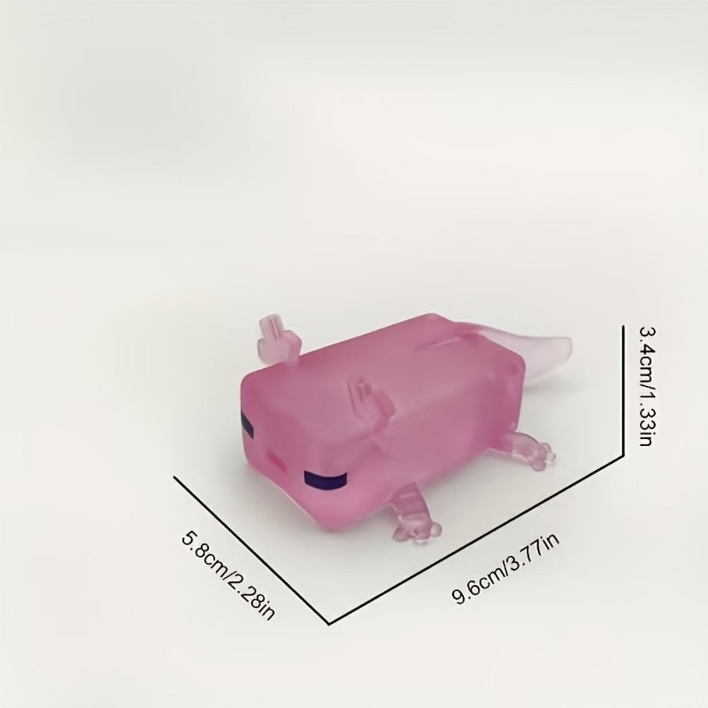 Axolotl Squishy Squeeze Toys 2 Pack for Parties, Celebrations and Guest Favors, with the Listed Configuration