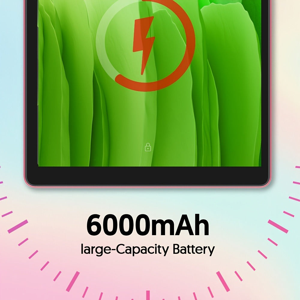Android Tablet 10-Inch with Android 14, 4GB Total RAM, 32GB Internal Storage, WiFi 6 and 6000mAh Battery