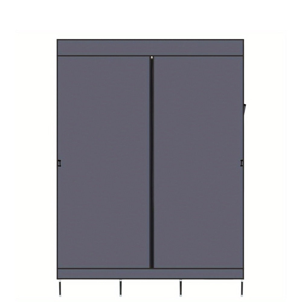 Portable Closet Wardrobe Organizer 71" Clothes Rack with Shelves, Freestanding Bedroom Storage Closet System