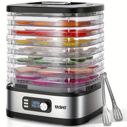 Food Dehydrator 240W with Temperature Control | BPA-Free Dishwasher-Safe Trays, Electric Food Dryer for Jerky, Fruits, Herbs & Vegetables