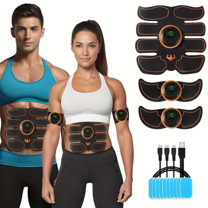 EMS Stimulator Abdominal Training Belt, Electronic Ab Toner for Whole Body Fitness & Strength Training