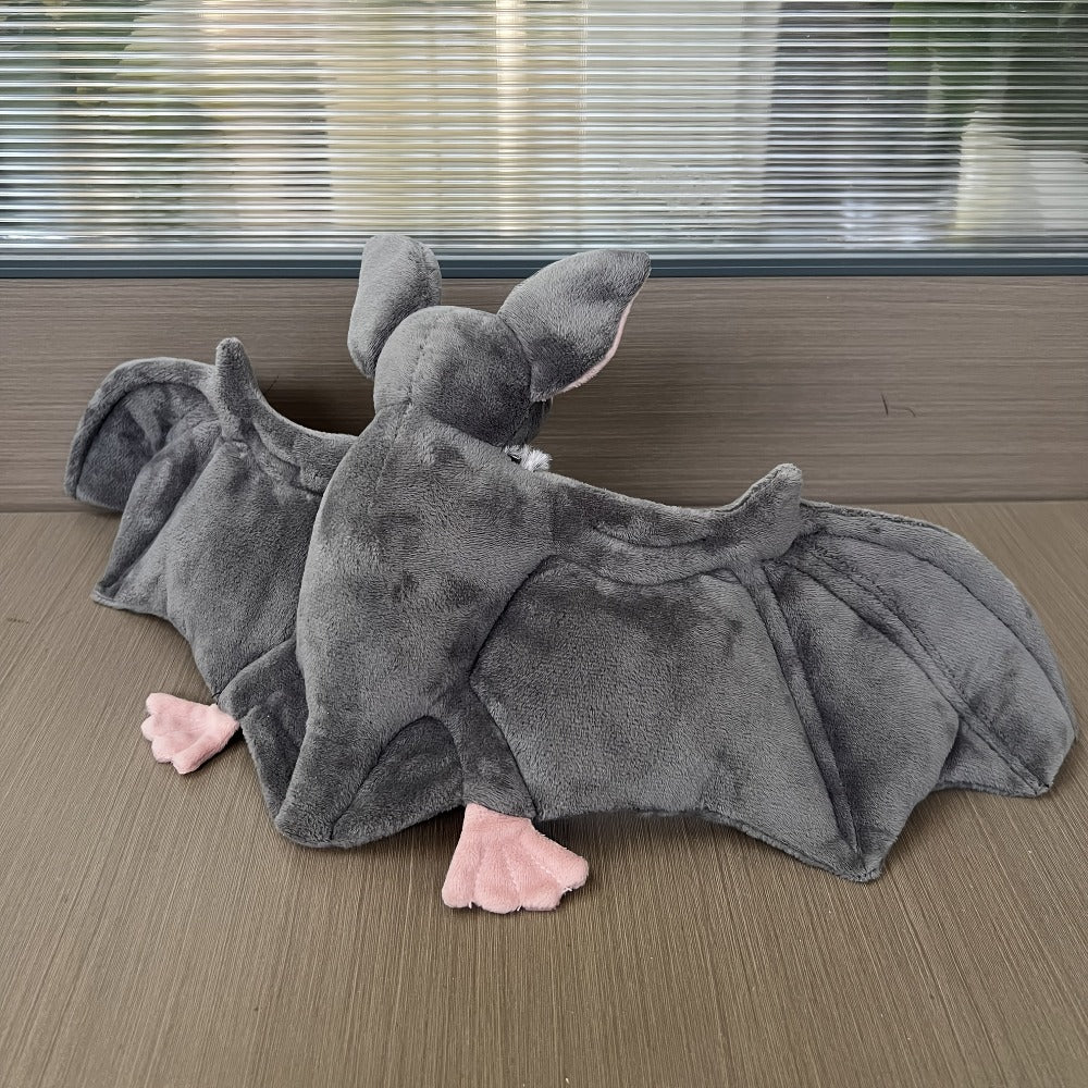 Giant Bat Plush Stuffed Animal 23 Inch Wingspan Grey Spooky Bat Toy with the Listed Color, Size or Set Options for Everyday Use