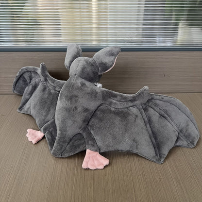 Giant Bat Plush Stuffed Animal 23 Inch Wingspan Grey Spooky Bat Toy with the Listed Color, Size or Set Options for Everyday Use