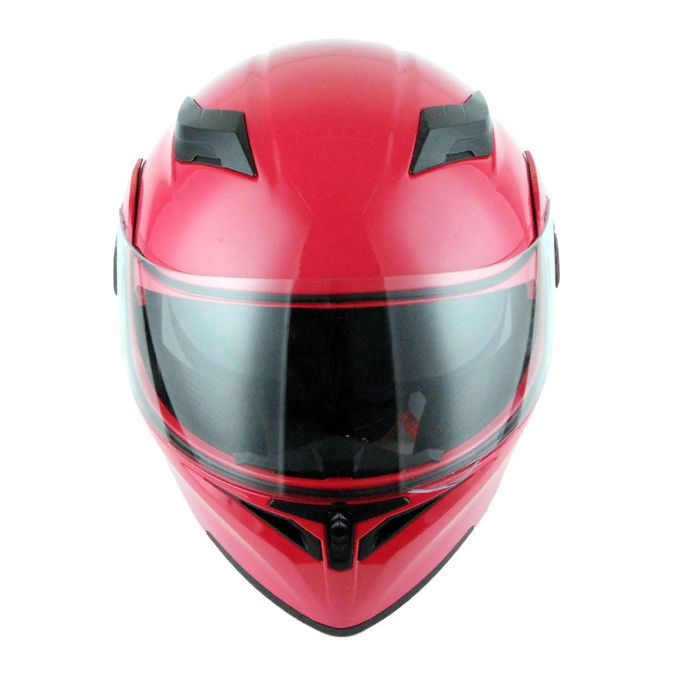 Motorcycle Helmet Modular Flip-Up Full-Face Shell with Dual Visors, S-XL Sizes and Arrow, Storm or Glossy Styles