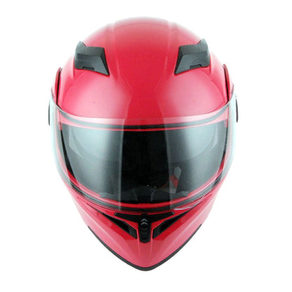 Motorcycle Helmet Modular Flip-Up Full-Face Shell with Dual Visors, S-XL Sizes and Arrow, Storm or Glossy Styles