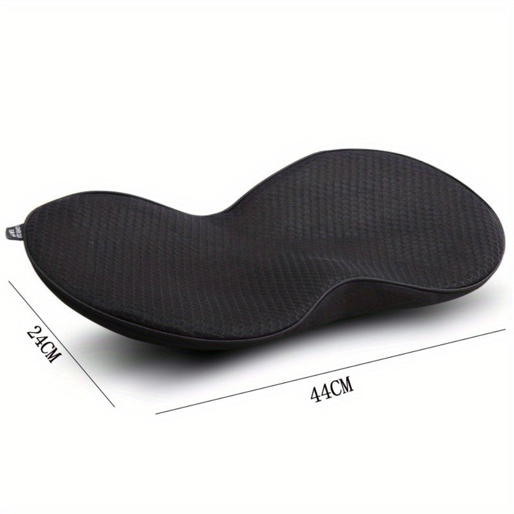 Car Lumbar Support Pillow Memory Foam – Driver Back Support Cushion for Car Seat, All-Season Multifunctional Lumbar Cushion for Lower Back