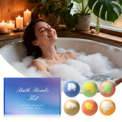 Bath Bombs, 24-Piece Essential Oil Gift Set with 20g Round Fizzers, Assorted Colors and Fragrance Styles