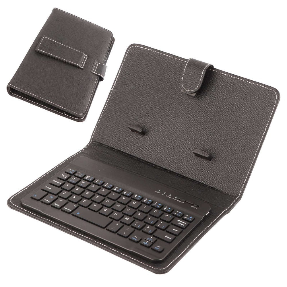 Collapsible Bluetooth Keyboard with Built-In Phone Stand, Wireless Portable Keyboard for Smartphones Tablets Laptops