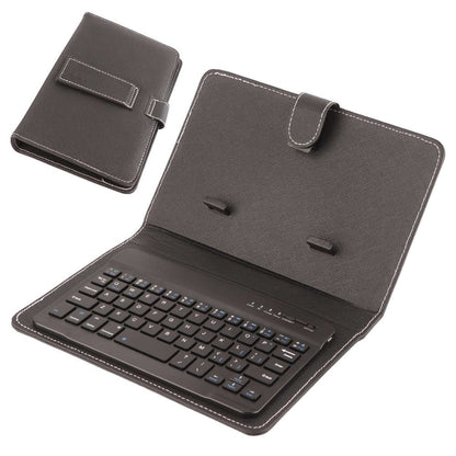 Collapsible Bluetooth Keyboard with Built-In Phone Stand, Wireless Portable Keyboard for Smartphones Tablets Laptops