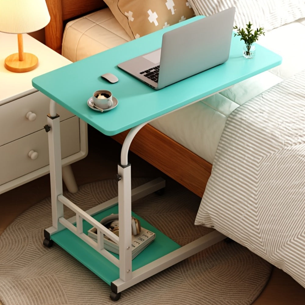 Bedside Table with Wheels Adjustable Height – Multi-Style Nursing Care Table for Elderly & Patients | Single & 3-Tier Rolling Overbed Dining