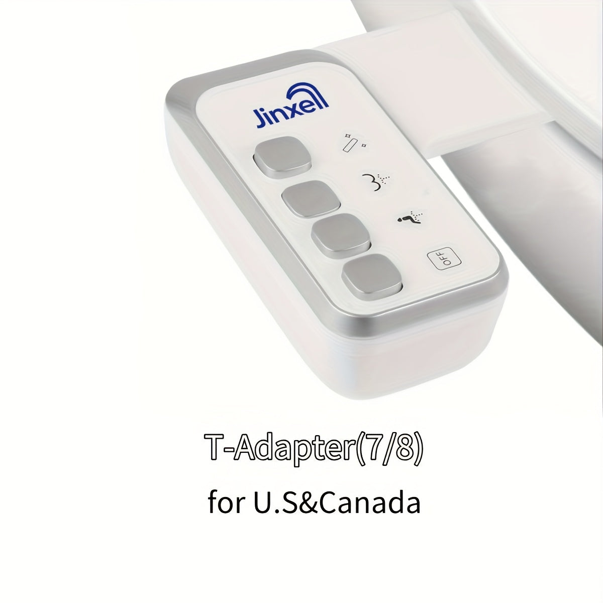 Bidet Attachment for Toilet Ultra-Slim, Non-Electric Cold Water Sprayer, Retractable Self-Cleaning Nozzle