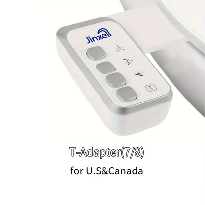 Bidet Attachment for Toilet Ultra-Slim, Non-Electric Cold Water Sprayer, Retractable Self-Cleaning Nozzle