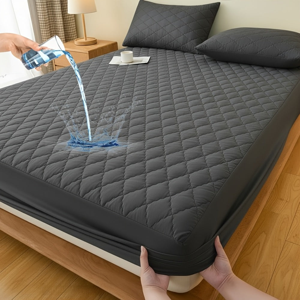 Mattress Protector Cover Soft Breathable Cooling Fitted Sheet Twin Full Queen King Deep Pocket Machine Washable Bed Cover for Home Hotel