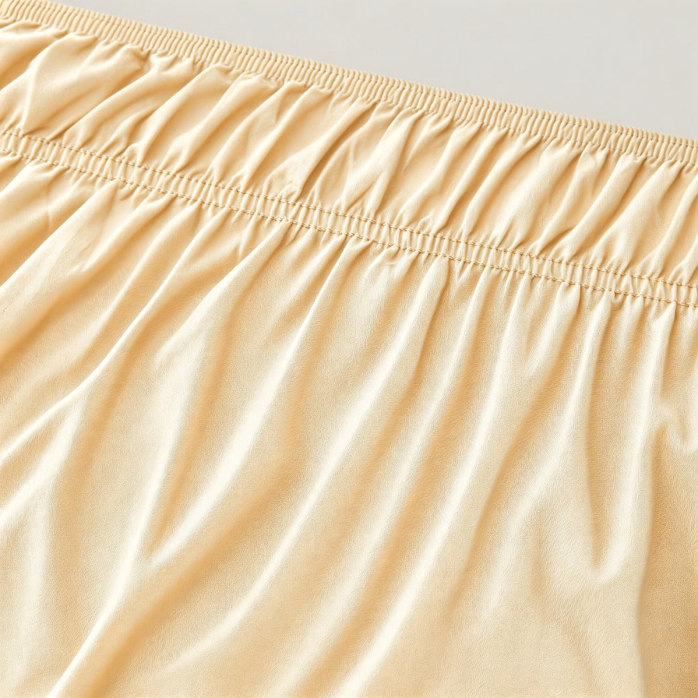 Bed Skirt with Adjustable Elastic Belt – Ruffle Microfiber Dust Ruffle 15 Inch Drop, Hotel Quality, Fade Resistant, Machine Washable