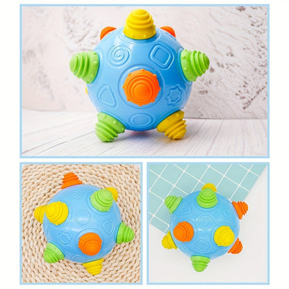 Bouncing Music Dancing Ball Baby Toy, Interactive Electric Rolling Sensory Ball with Lights, Sounds & Melodies