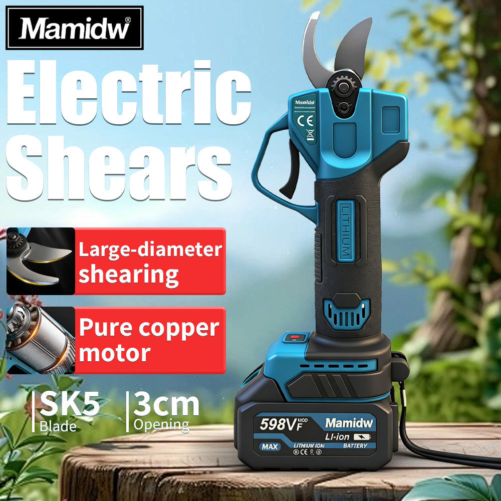 Cordless Electric Pruning Shears for Makita 18V - SK5 Blade, 1.18" Cut, Pure Copper Motor for Garden, Patio and Yard Use