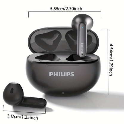 Bluetooth 5.4 Semi-Open Earbuds True Wireless TWS Charging Case Noise Cancelling Mic 20H Playtime for an Everyday Personal Care Routine