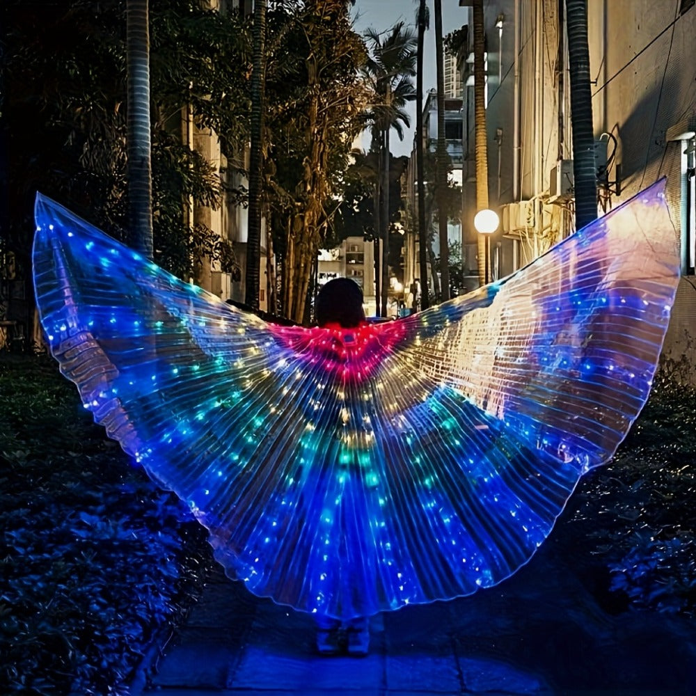 LED Feather Dance Costume Glowing Luminous with the Listed Color, Size or Set Options for Everyday Use