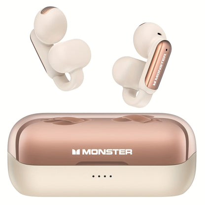 Open-Back Clip-On Wireless Earbuds Environmental Noise Cancellation Touch Control Wireless for an Everyday Personal Care Routine