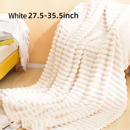 500gsm Heavy Plush Blanket, Ultra Thick Fluffy Blanket for Bed, Sofa & Travel, Baby to Double Size