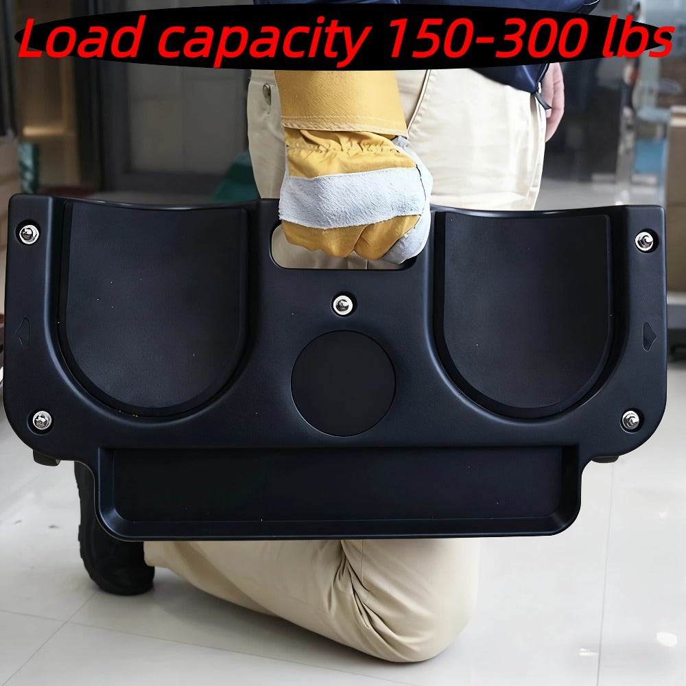 Rolling Knee Pad with Wheels & Built-In Tool Tray – Cushioned Kneeling Platform for Mechanics, Carpenters & Flooring Work