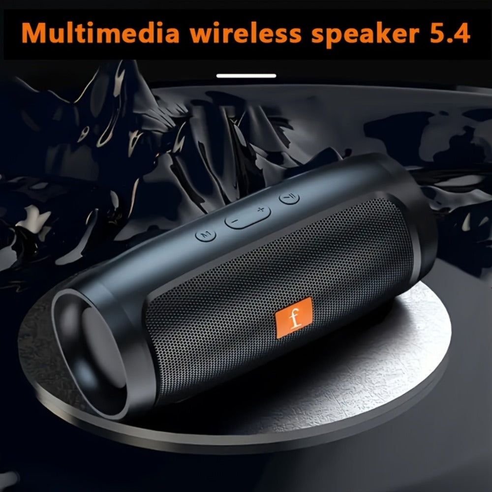 Portable Bluetooth Speaker F117 with 5.2-Channel Listing, Dual Speakers, Subwoofer and RGB Lights