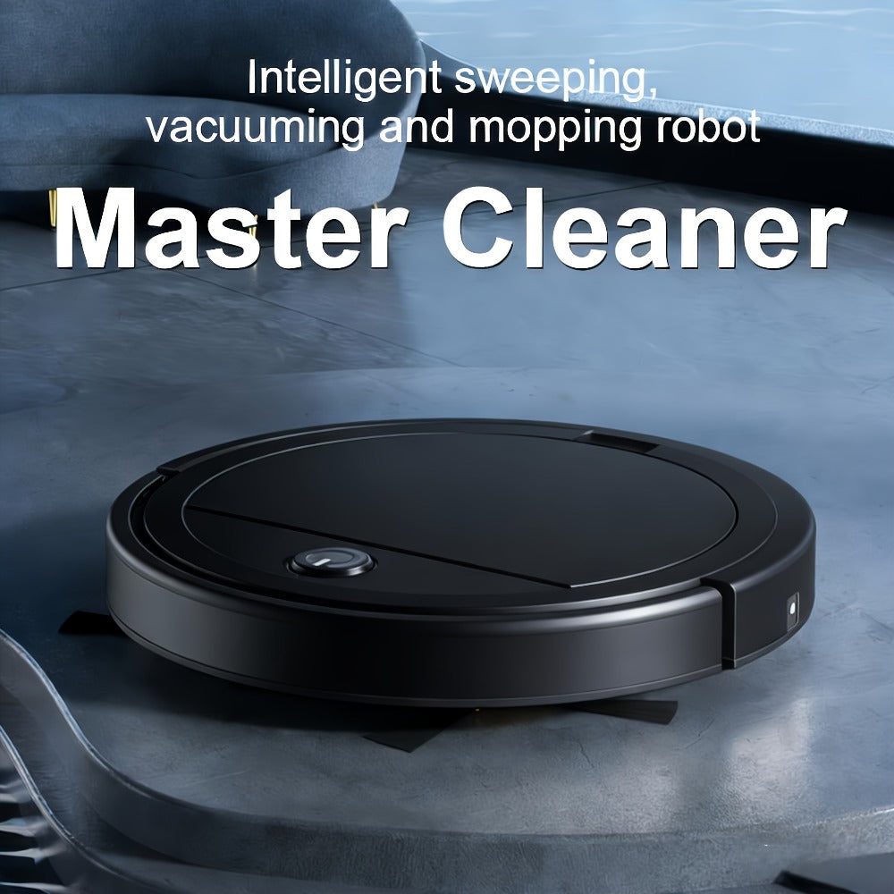 Robot Vacuum Cleaner 3-in-1, 2000Pa Powerful Suction, 150-Min Runtime, Auto Floor Cleaning for Pet Hair