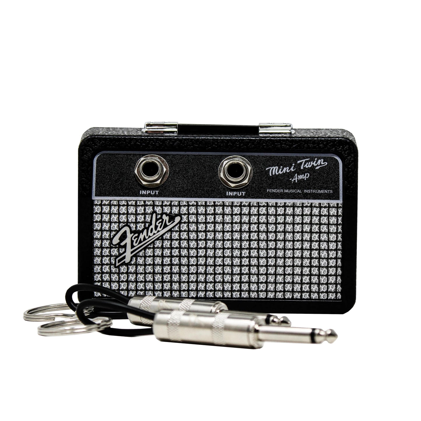 Fender Jack Rack Mini Guitar Amp Key Holder by Pluginz Licensed Wall Mount Keychain Rack for Entryways, Bedrooms and Living Spaces