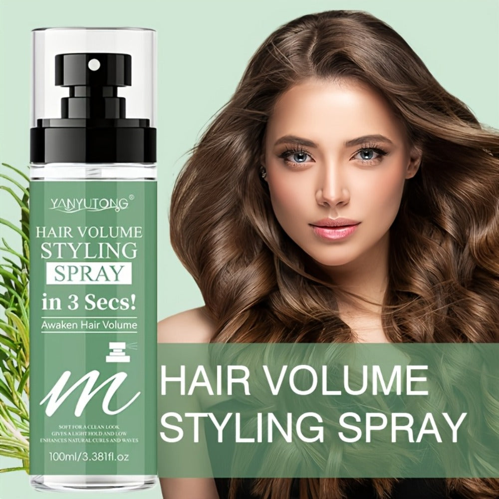 Hair Volumizing Spray 100ml Oil-Free Texturizing Instant Lift & Hold, Non-Irritating Styling Spray for Fine Flat Hair