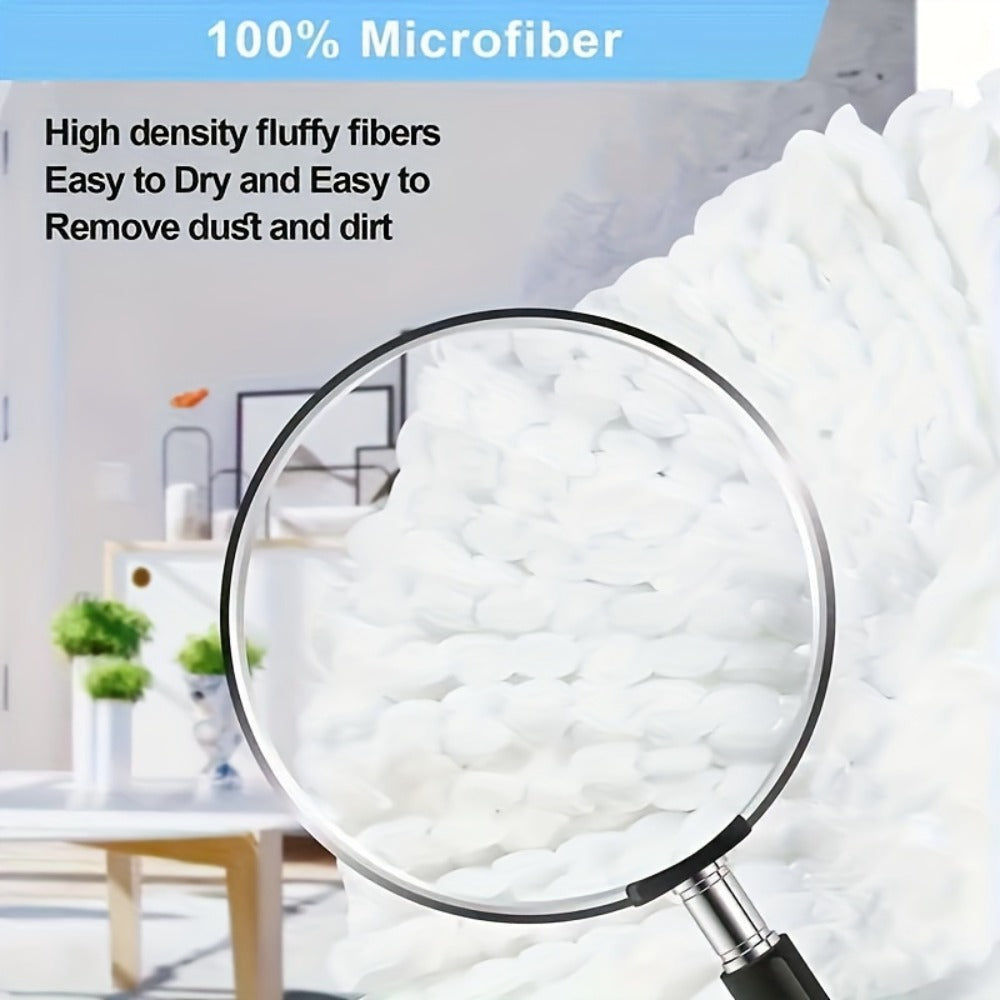 Microfiber Rotary Mop Replacement Heads 360 Degree Triangular Spin Mop Pads Refill Compatible with Rotary Mop Systems Deep Floor Cleaning 2