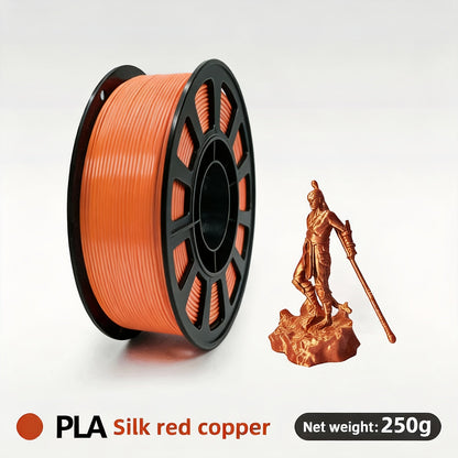 Gradient Rainbow PLA Filament 1.75mm 32 Colors, Shiny Multicolor Fast Color-Changing 250g Spool for FDM 3D Printers