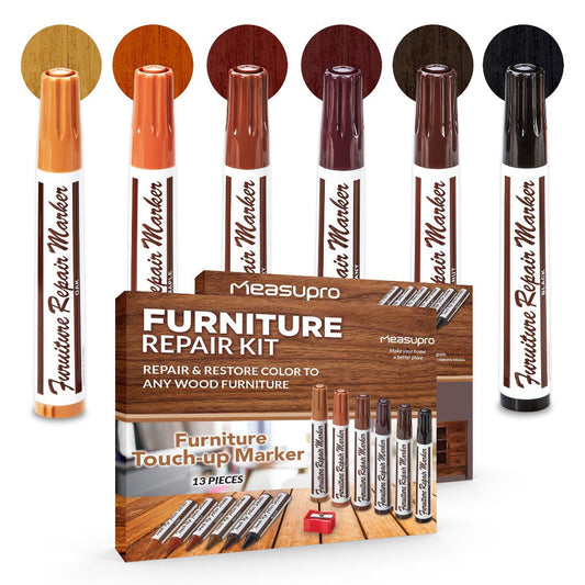 Wood Scratch Kit Furniture Touch Up Markers Scratch Stain Pens for Wood Furniture Tables for Entryways, Bedrooms and Living Spaces
