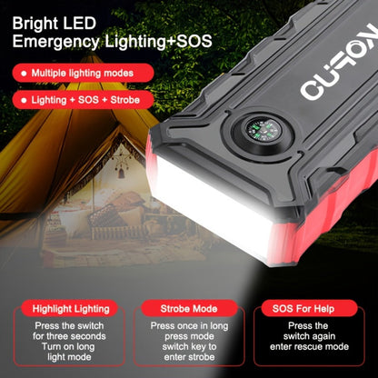 Red or Green Jump Starter with Digital Battery Display and Smart-Clip or Straight-Clip Cable Options