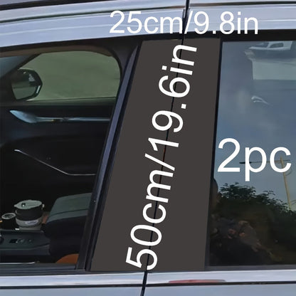 Two-Piece Masked Figure Car Window Decal Set with Stacked Black-and-Gray Horror Portrait Panels