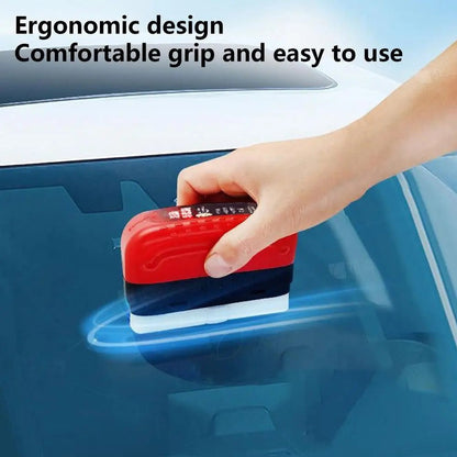 Car Glass Oil Film Remover Kit 3-Pack – Automotive Windshield Cleaner with Applicator Brush, Rain Repellent Coating & Degreaser Solution