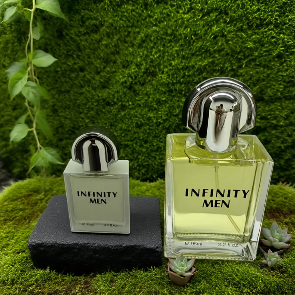 Eau de Parfum for Men 30ml in Mint-Green & Gold Travel Bottle with Woody Family for Daily Wear