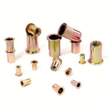 860pcs Rivet Nut Kit SAE UNC Assortment for Entryways, Bedrooms and Living Spaces, with the Listed Configuration