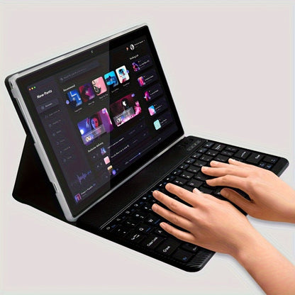 Android Tablet 10.1-Inch 2-in-1 with Android 14, Octa-Core CPU, WiFi 6 and 128GB Internal Storage