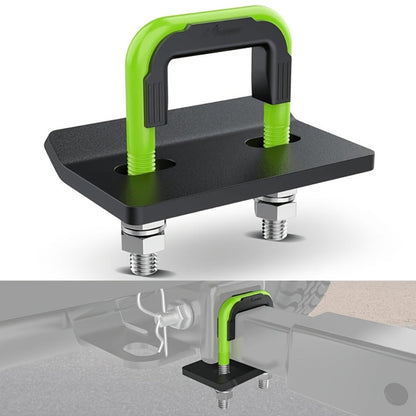 Trailer Hitch Tightener Anti Rattle Stabilizer 2 Inch Heavy Duty Steel U-Bolt with Rubber Cover Hitch Mount Wobble Eliminator for 2"
