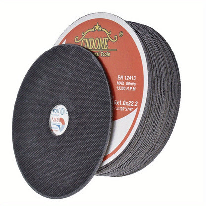 Cut-Off Wheels 100-Pack 4-1/2 Inch Aluminum Oxide Cutting Discs - 0.040" Thin Kerf, 7/8" Arbor, 13300 RPM for Angle Grinder
