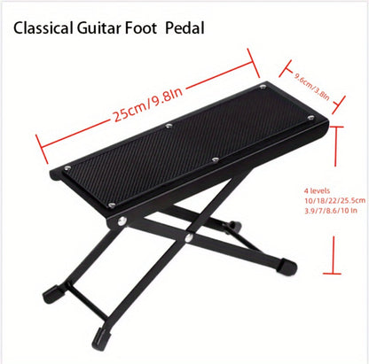 Adjustable Pedicure Footrest Stand 4-6 Level Non-Slip Portable Foot Rest for Nail Care – Professional Manicure Pedicure Tool for Salon