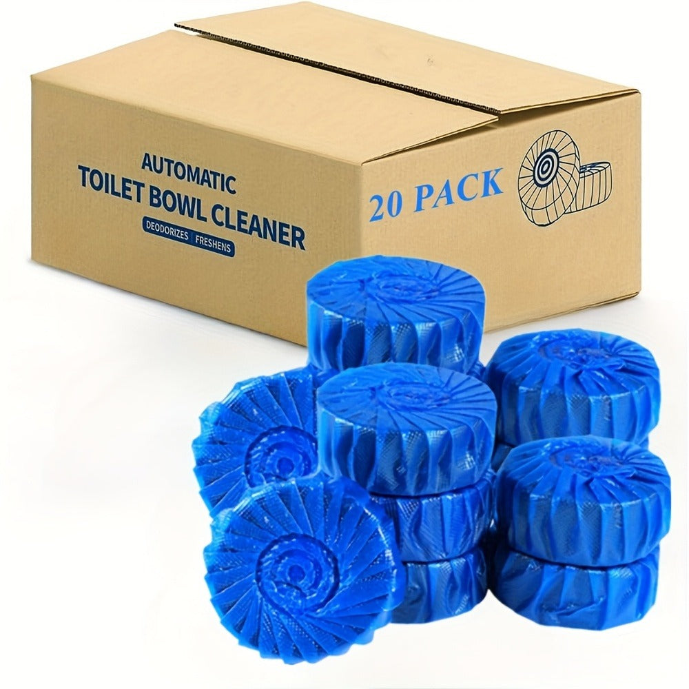 Pink or Blue Mesh-Wrapped Toilet Bowl Cleaner Tablets in 20-, 36- or 60-Piece Checkout Pack Options
